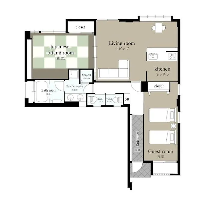 شقة Sleeps 9 / Near Expo & Usj / 3Min Sta / 2 Bath أوساكا